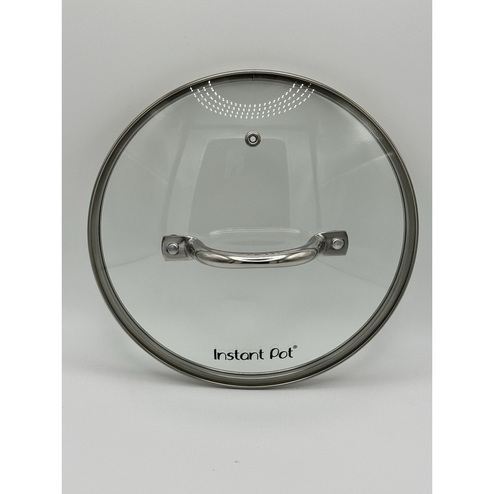 Instant Pot Replacement 8.5" Glass Lid‎ Only Stainless Steel Rim Fits 6 QT Pot